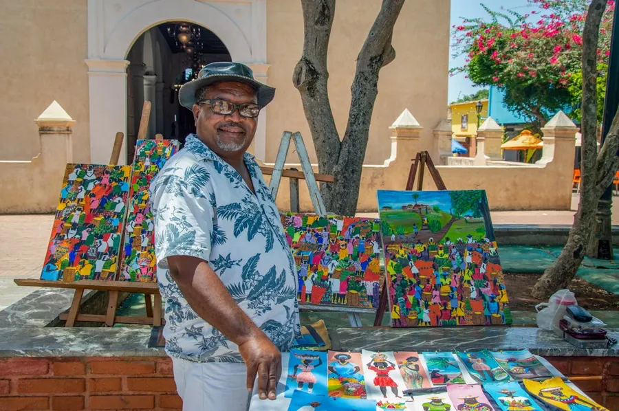 Street artist, Puerto Plata