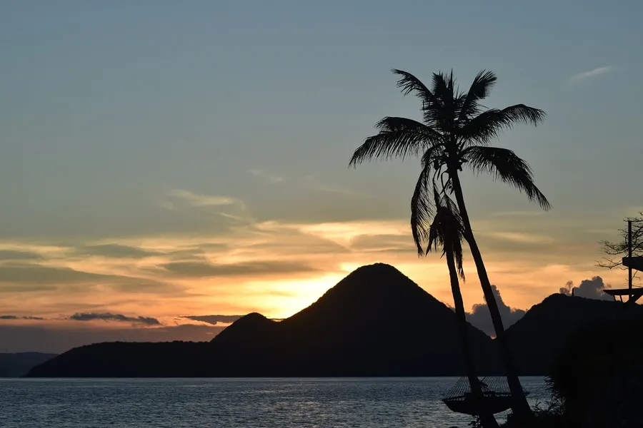 Sunset in Tortola, Bermuda