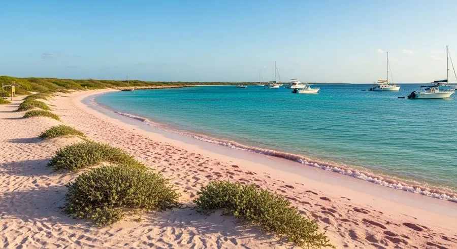 Bonaire pink beach