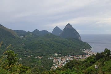 Tour de St Lucia Castries a Pitons