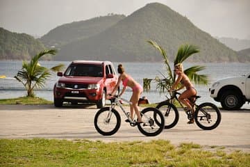 St Lucia Coastal Bike Tour to Pigeon Island