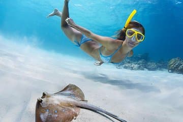 St Thomas~St John Snorkel, baignade et plage sur MV Island Flyer