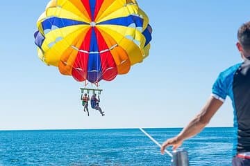 Aventure en parachute ascensionnel à la plage de Bavaro, Punta Cana