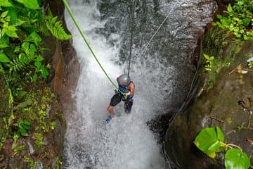 Arenal Volcano Canyoning and Waterfall Rappelling from La Fortuna