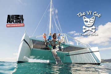 Turtle Cove Catamaran Tuba et Voile à Little Buck Island STT