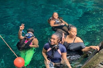 Recorrido de aventura a un triple cenote en Tulum
