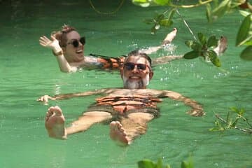 Visite privée de la rivière paresseuse Sian Kaan Muyil