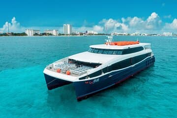 Nach Isla Mujeres Luxusfähre mit Xcaret von Cancun