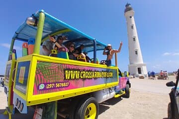 Komplette Insel Safari Tour und Baby Beach mit Cross Aruba Tours