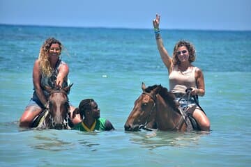 Balade à cheval et croisière en catamaran