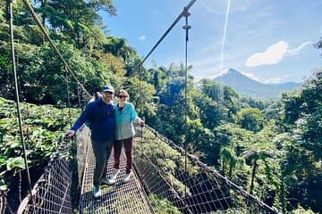 Arenal Ponts suspendus et cascade de La Fortuna