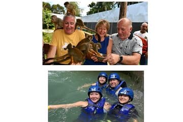 Monkey Tour Interaction y cascadas de Damajagua en Puerto Plata.