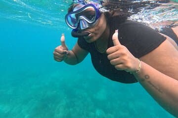 Snorkeling at Pigeon Island