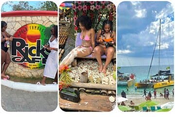 Rafting de bambu, catamarã Party Cruise e Ricks Café