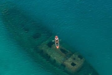 Carlisle Bay Clear Kayak Schiffswrack-Tour
