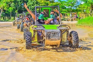 Buggy Aventure VTT à Punta Cana Macao Plage et grotte aquatique
