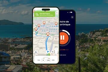 Fort-de-France: Visita guiada a pé com áudio, 1 hora e 10 minutos e 14 comentários.