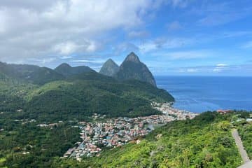 St. Lucia Diamond Mineral and Mud Baths Plus Waterfall Adventure